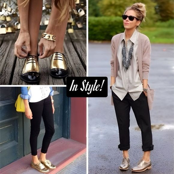 Australia Lux Collective George Gold Oxfords - Picture 4 of 16